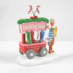 Department 56 A Who's Who Christmas Stocking< Grinch Villages