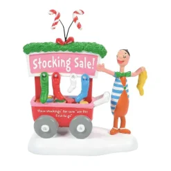 Department 56 A Who's Who Christmas Stocking< Grinch Villages