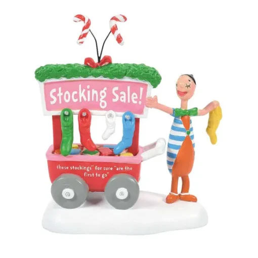 Department 56 A Who's Who Christmas Stocking< Grinch Villages