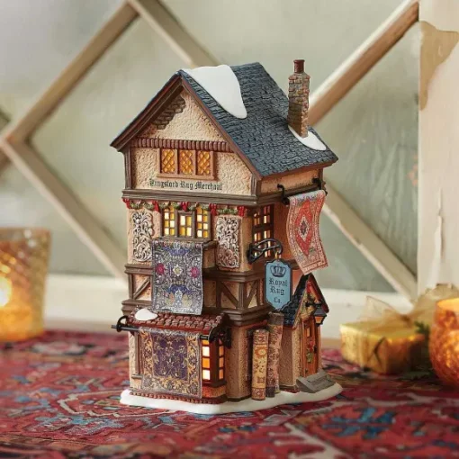Department 56 Kingsford Rug Merchant< Dickens Village