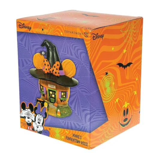 Department 56 Minnie's Pumpkintown House< Disney Village