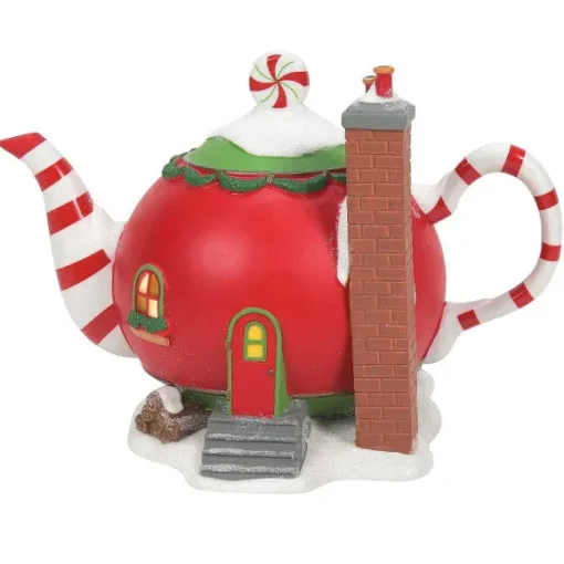 Department 56 Peppermint Tea Shop< North Pole Series