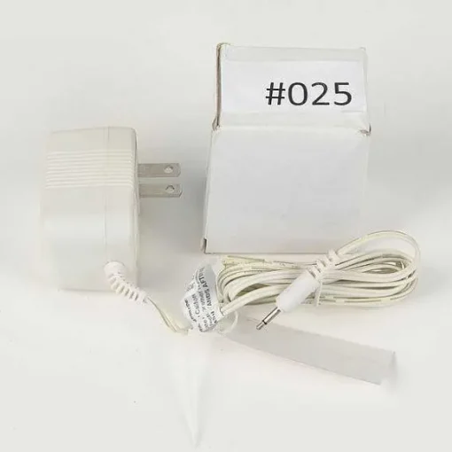 Department 56 Replacement Adapter 3V Ac 600Ma White Male Jack< Replacement Parts