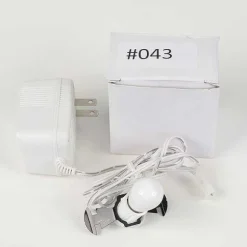 Department 56 Replacement Adapter 3V Dc 700Ma White Male Auxiliary Clip< Replacement Parts
