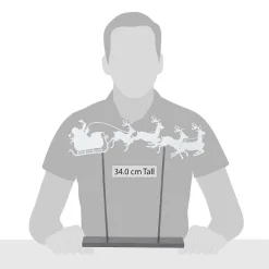 Department 56 Santa's Sleigh Silhouette< Village Accessories
