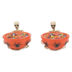 Department 56 Trick Or Dare Treat Bowls St/2< Village Halloween Accessories